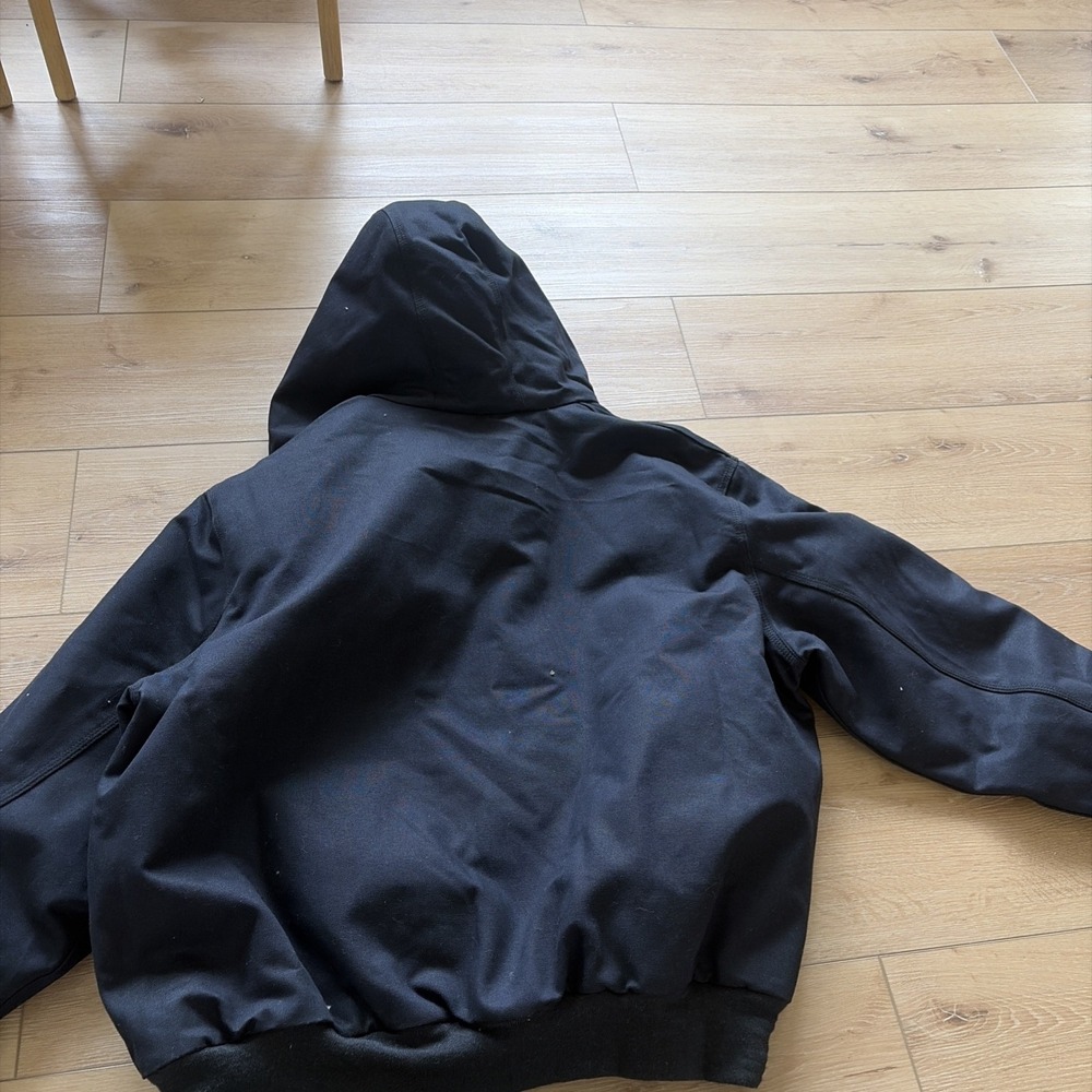 Carhartt Firm Duck Active Flame‎ Resistant Insulated Jacket Blk Cat4 OJ1621 2XL - Picture 10 of 11